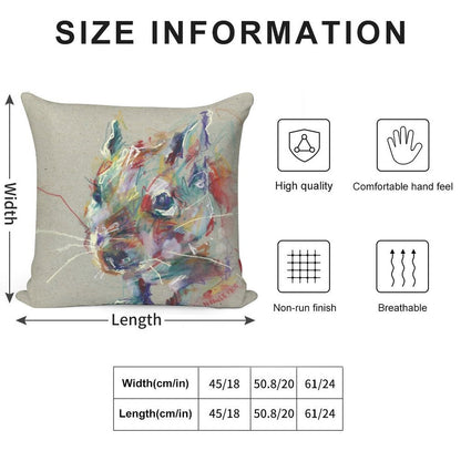 Little Degu Soft Short Plush Fabric Throw Pillow