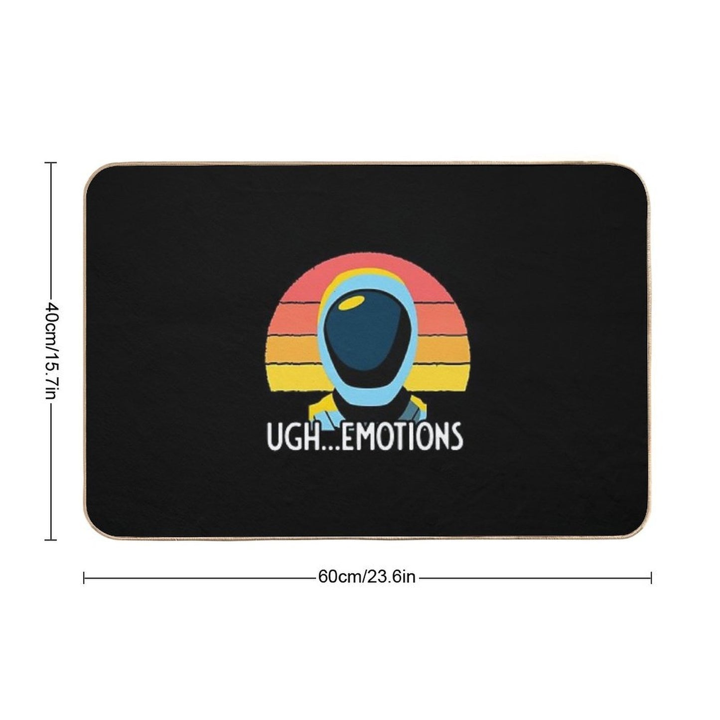 Murderbot Diaries Ugh...Emotions  Odorless Bath Mat