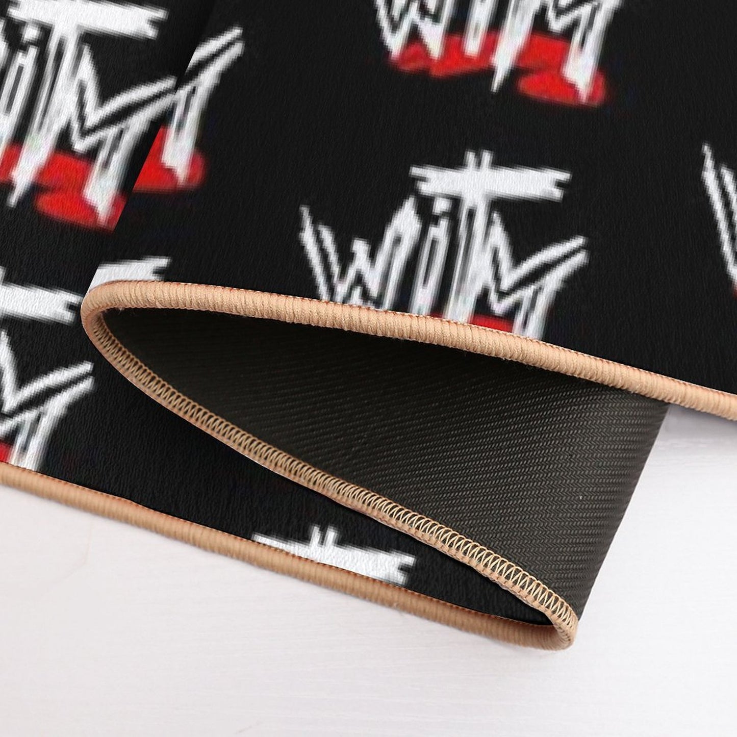 Wrestling in The Middle Scratch Logo  Multi-Purpose Bath Mat