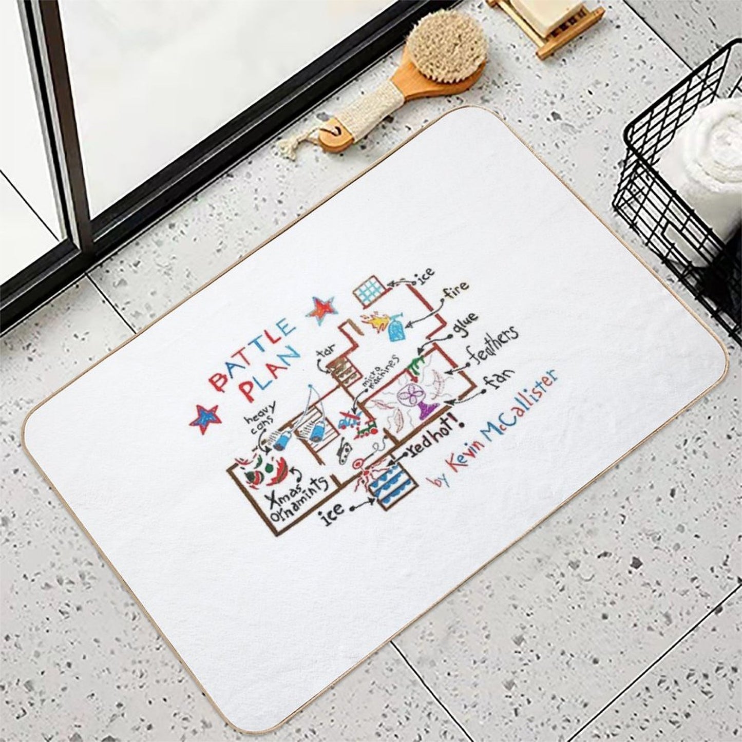 Home Alone  Pet-Safe Bath Mat