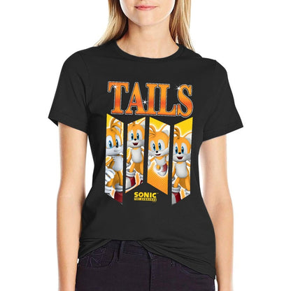 Sonic The Hedgehog Tails Speed & Shine Panels  Breathable T-Shirt
