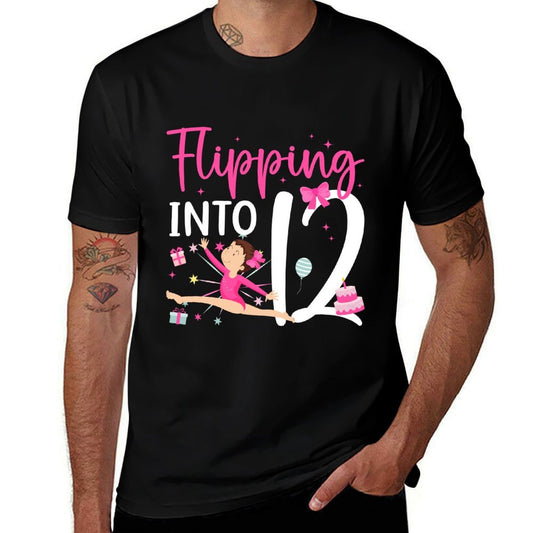 12th Birthday Dance Girl Twelve Year Old Dancer Birthday  Fade-proof Color T-Shirt