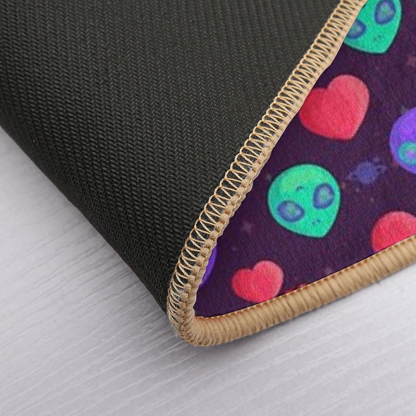 Kawaii Aliens  Long-Lasting Bath Mat