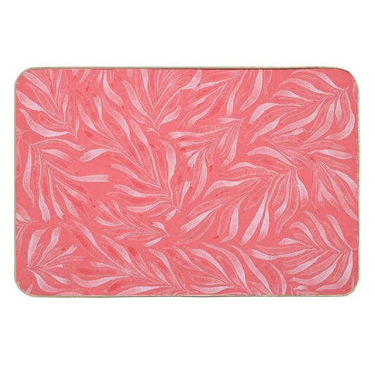 Coral Pink  Dirt-Trapping Bath Mat