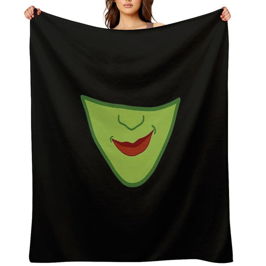 Elphaba From Wicked The Musical Sustainable Throw Blanket