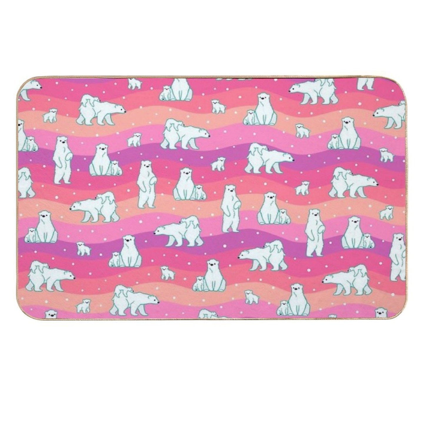 Polar Sunset  Toxin-Free Bath Mat