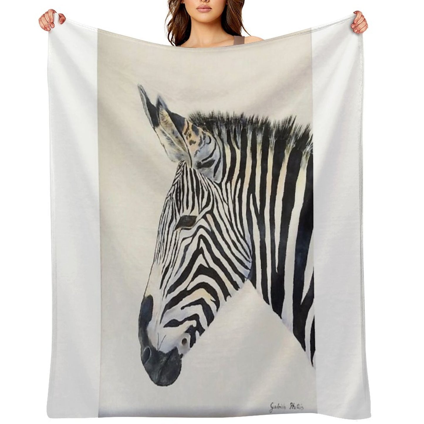 Zebra Eco-conscious Throw Blanket