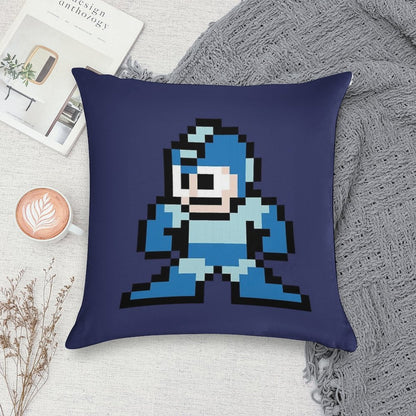 Mega Man - Gift for Gamer - Present for Video Game Lover Soft Warmth Comfort Throw Pillow