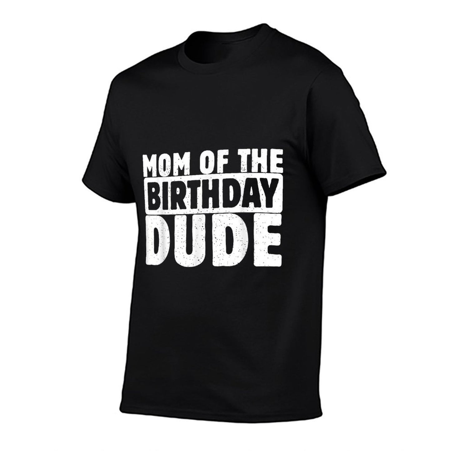 Mom Of The Birthday Dude Mommy Of The Bday Boy Bruh Party  Rolled Sleeves T-Shirt