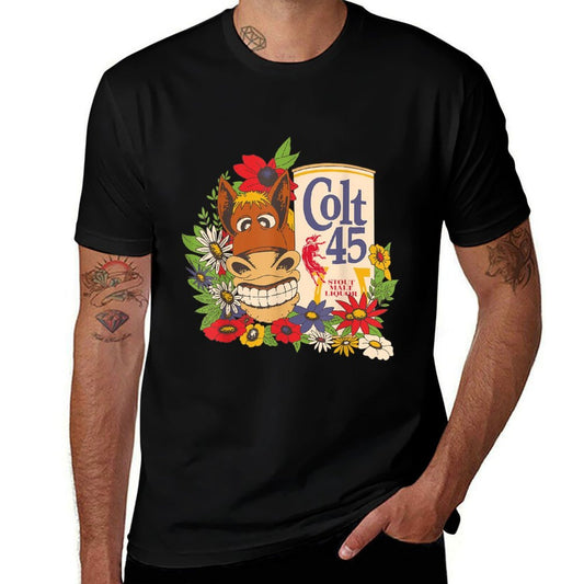 Colt 45 Classic Floral Donkey  Relaxed-fit T-Shirt