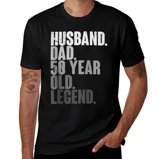 Funny 50th Birthday Decoration Gift Husband Vintage Dad 1973  Summer-ready Fabric T-Shirt