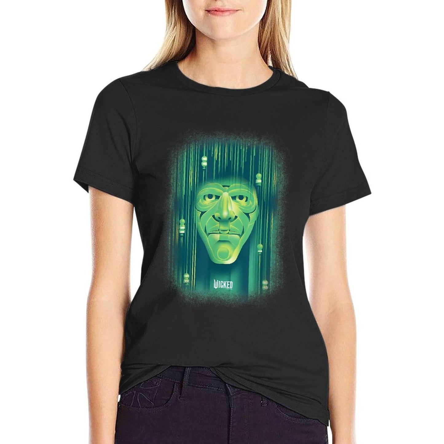 Wicked Wizard Face Emerald City  Breathable T-Shirt