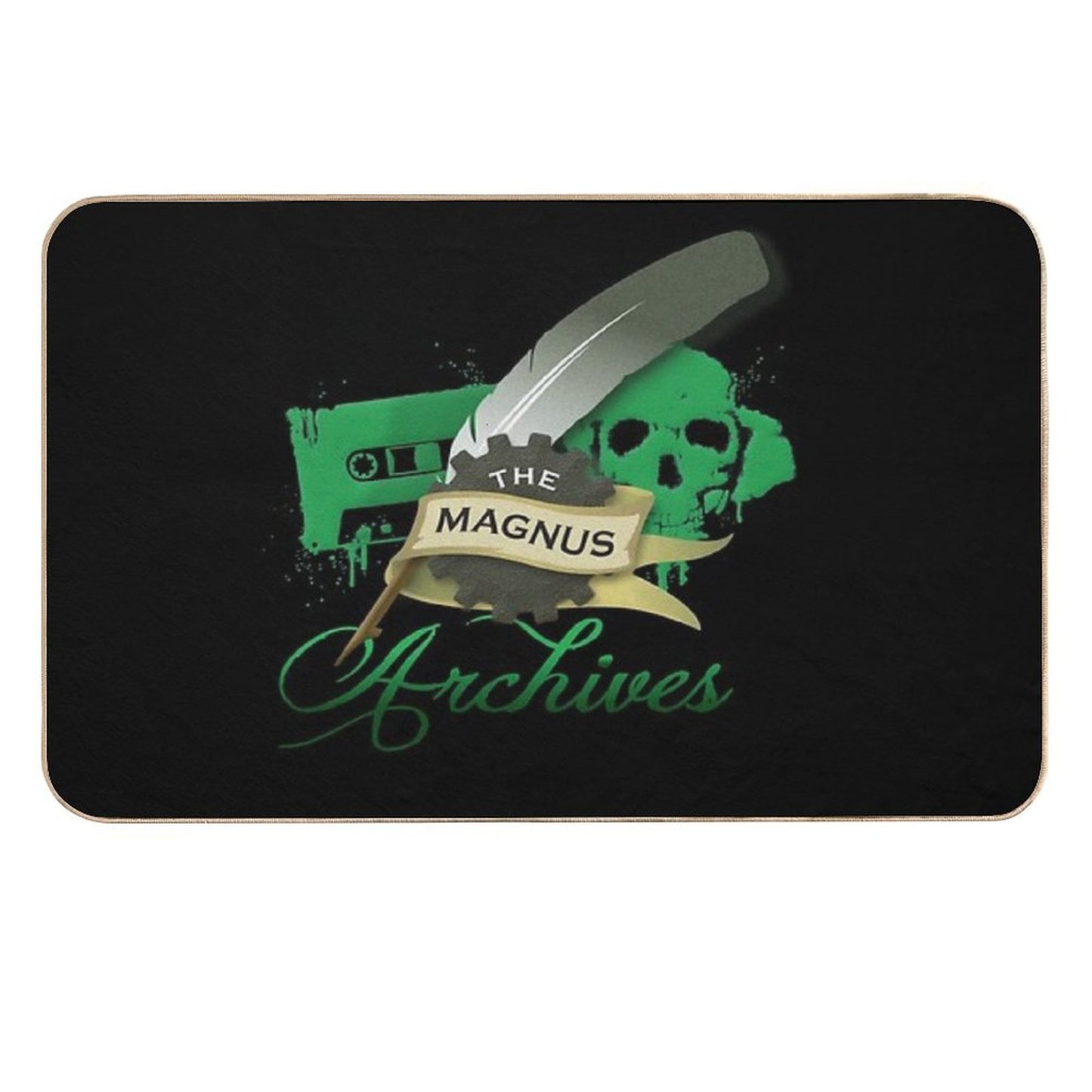 The Magnus Archives Logo  Slip-Resistant Bath Mat