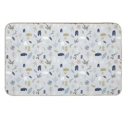 Winter Village  Dirt-Trapping Bath Mat
