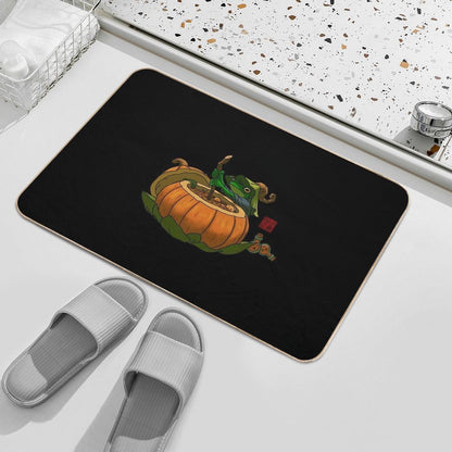 Halloween Potion Maker Witchy Frog No Text  Non-Slip Bath Mat