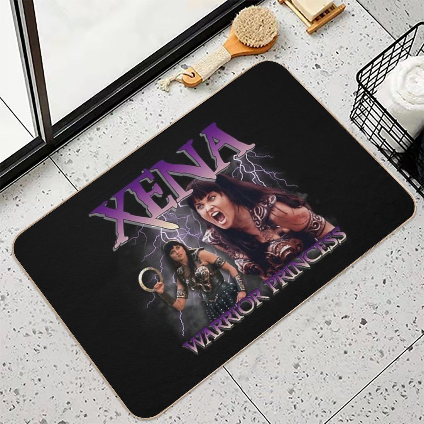 Xena Warrior Princess  Slip-Resistant Bath Mat