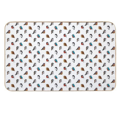 Beautifully Designed Bird Breed Images  Anti-Trip Bath Mat