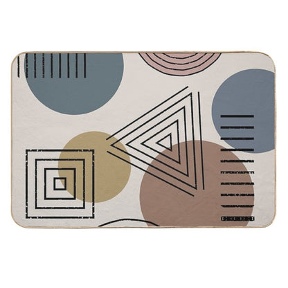 Mix It Up Geo Pattern  Repositionable Bath Mat
