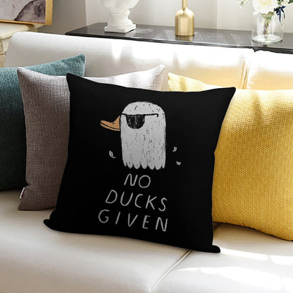No Ducks Given Soft Bedroom Essential Throw Pillow