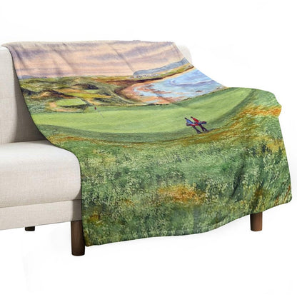 Ballybunion Golf Course County Kerry Ireland  10th Green Quick-dry Throw Blanket