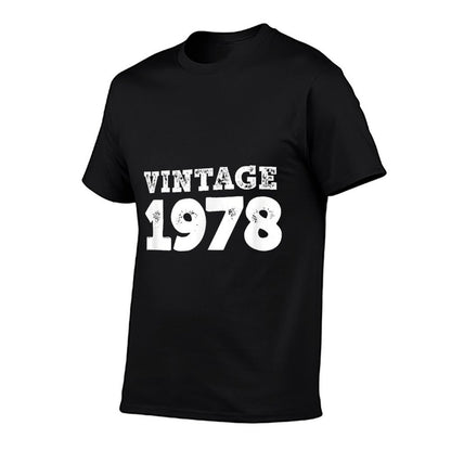 Vintage 1978 40th Birthday Gift, 40th Birthday Tshirt 1978 Comfortable T-Shirt