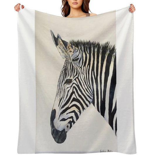 Zebra Eco-conscious Throw Blanket