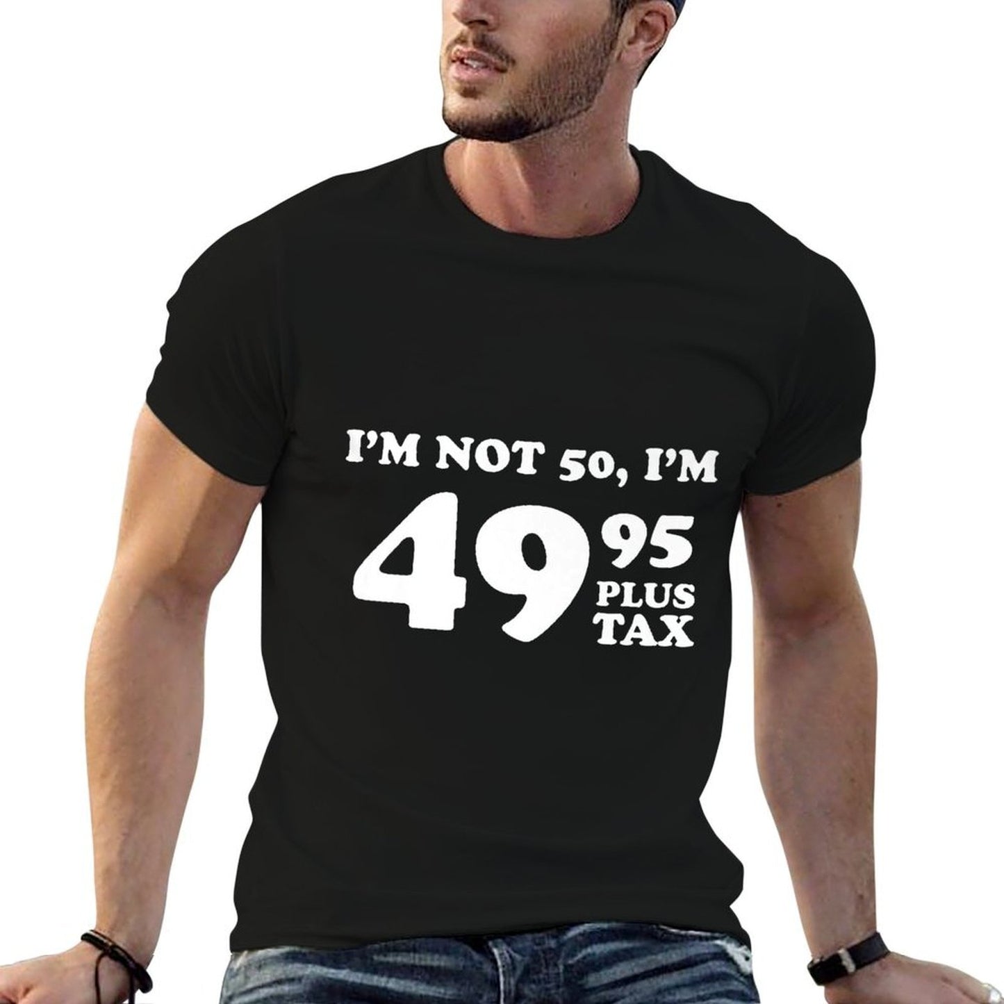 I'm 49.95 Plus Tax - Funny Fifty 50th Birthday Premium  Moisture-wicking T-Shirt