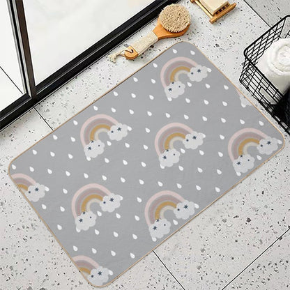 Copy of Tea Party Floral - Pastel  Multi-Purpose Bath Mat