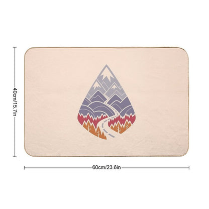 The Road Goes Ever On Autumn  Pet-Safe Bath Mat