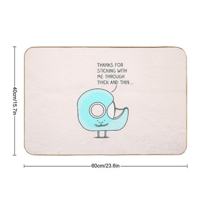 Let's Stick Together...  Slip-Resistant Bath Mat
