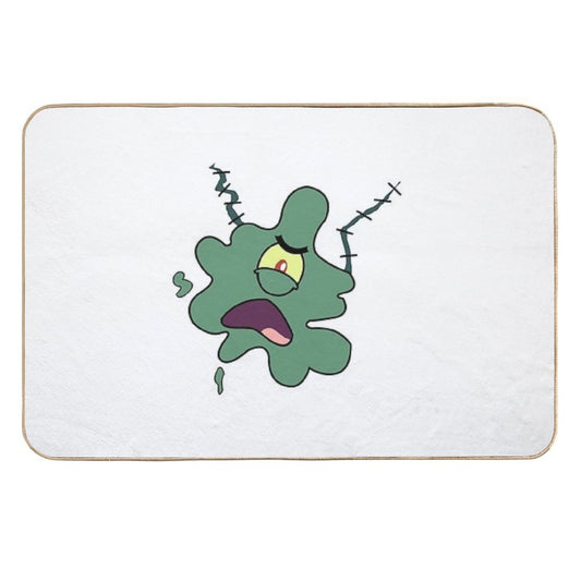 Squished Plankton  Stain-Proof Bath Mat