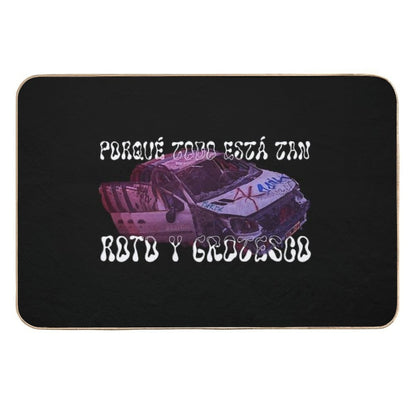 BROKEN & GROTESQUE Durable Bath Mat