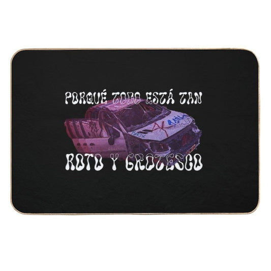 BROKEN & GROTESQUE Durable Bath Mat