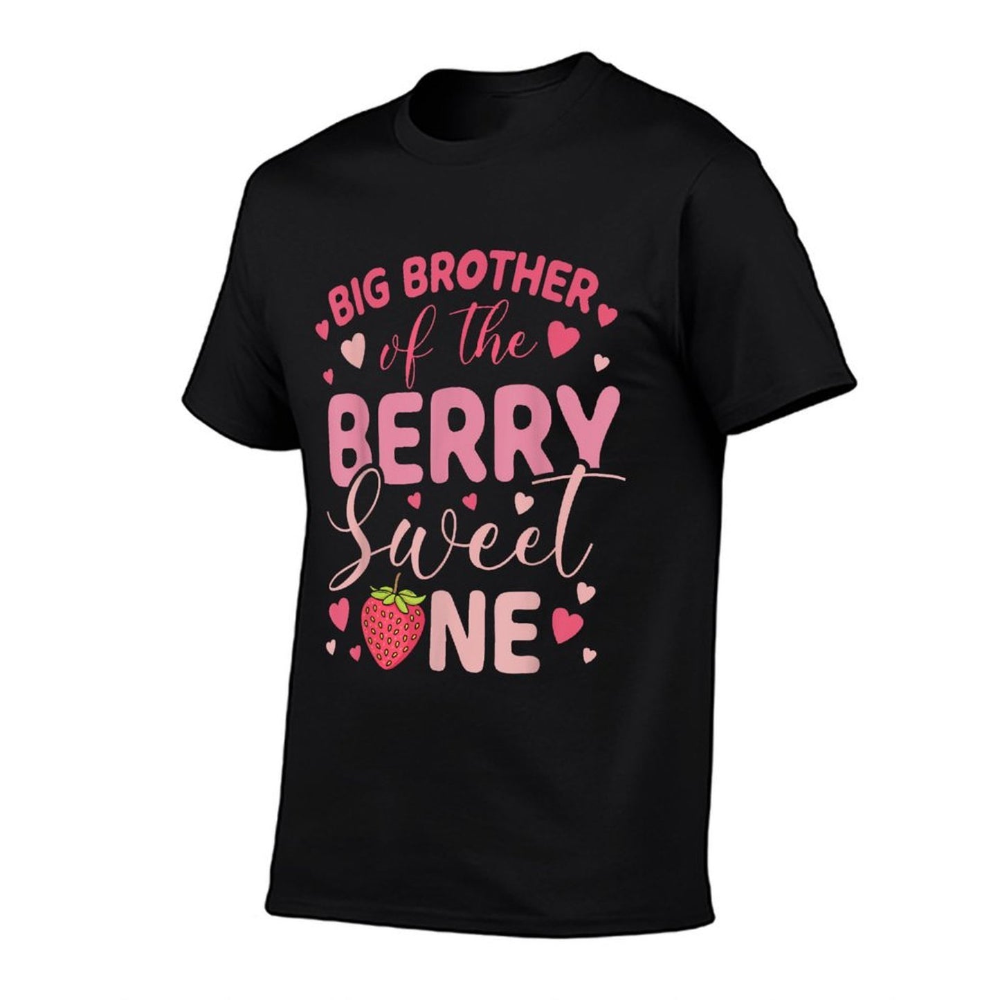 Big Brother Of The Berry Sweet One Strawberry First Birthday  Moisture-wicking T-Shirt