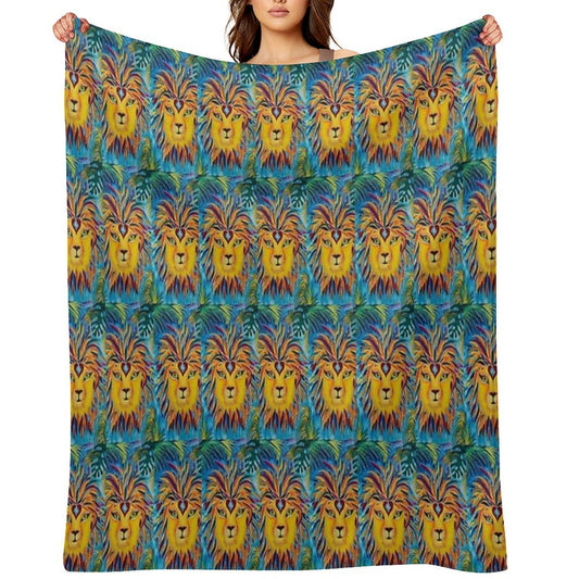 Leo Mirrors Velvety-soft Throw Blanket