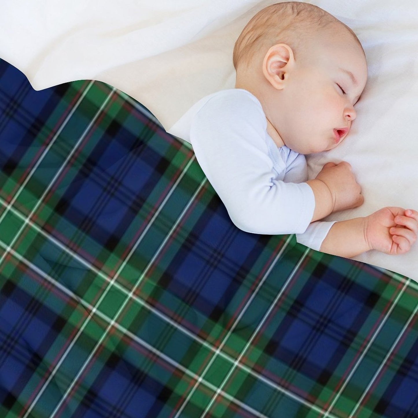 ALLAN Tartan ✧ Classic Clan & Family Name Tartan Pattern (also Allen, Alan) Shrink-resistant Throw Blanket
