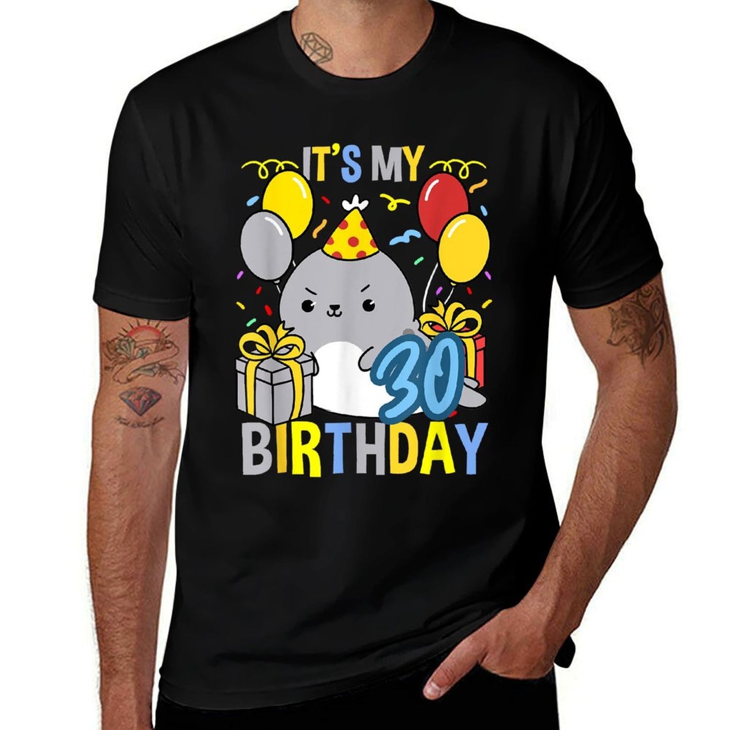 Its My 30th Birthday Seal  Affordable Price T-Shirt