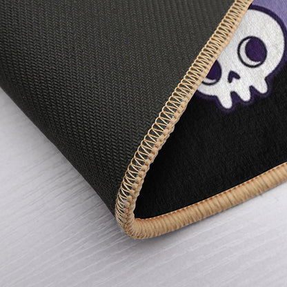 Bat Kitten  Black  Nikury Durable Bath Mat