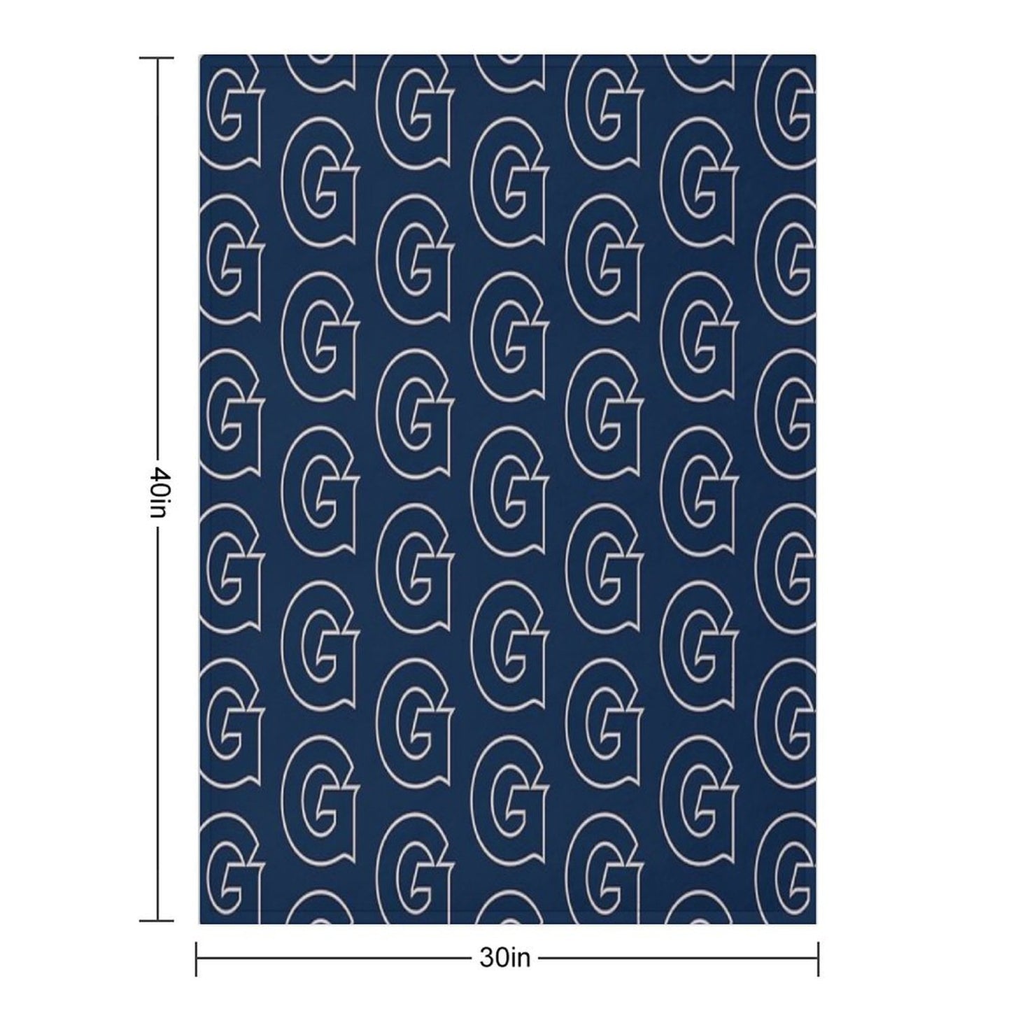 The Georgetown Icon Shrink-resistant Throw Blanket