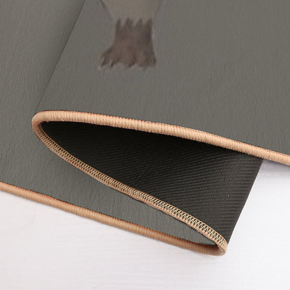 Opossum And Raccoon with Banjos  Long-Lasting Bath Mat