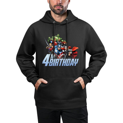 Marvel Avengers Action Shot 4th Birthday Medium-Weight Fabric Hoodie