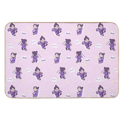 Angry Little Grape  Dirt-Trapping Bath Mat