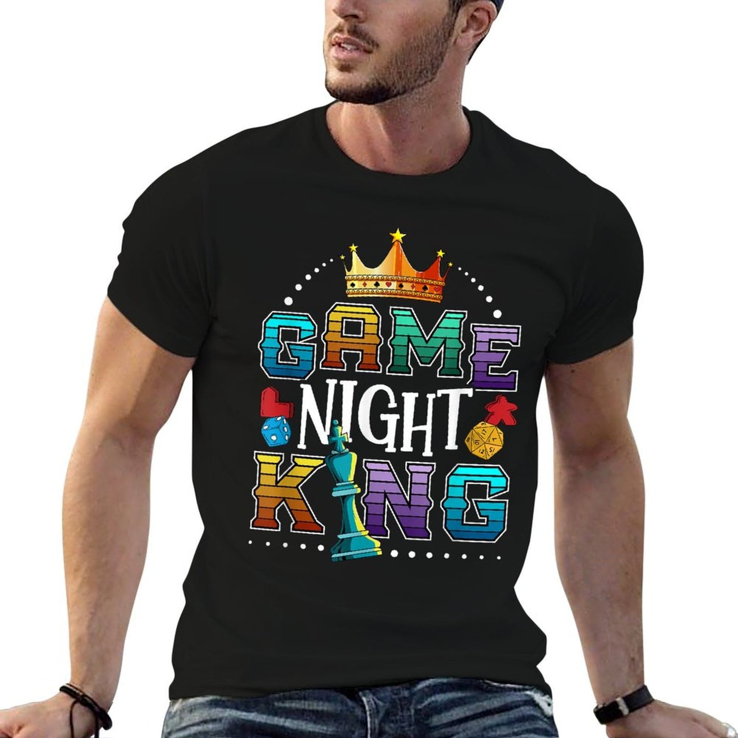 Game Night KING! Couples Matching Game Night  Odor-resistant T-Shirt