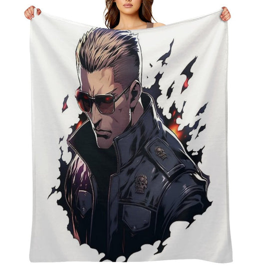 Albert Wesker Compact Throw Blanket
