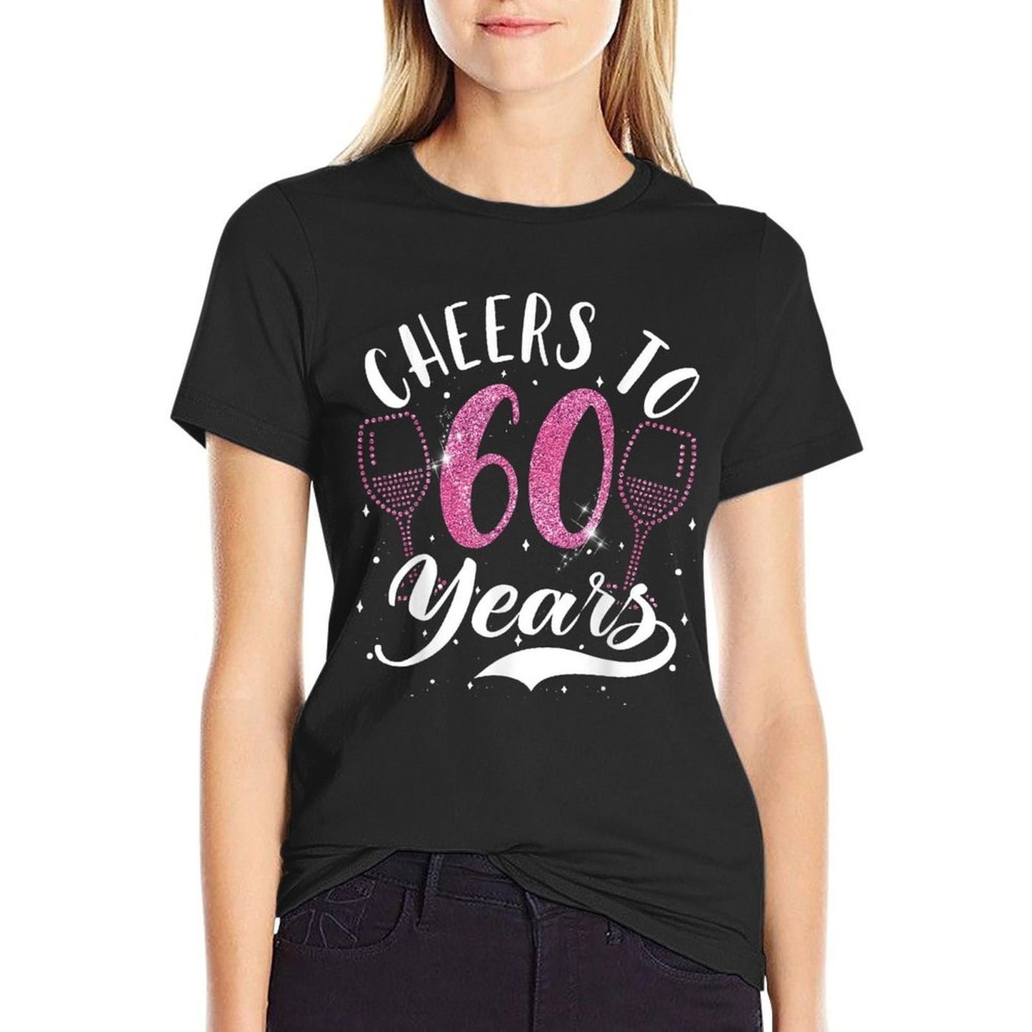 Cheers To 60 Years 60th Birthday  Stretchy T-Shirt
