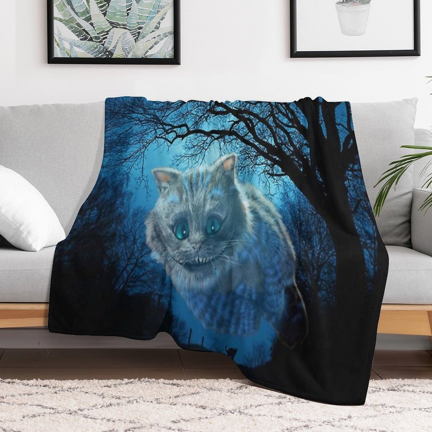 ~ The Cheshire Cat ~ Lightweight Throw Blanket