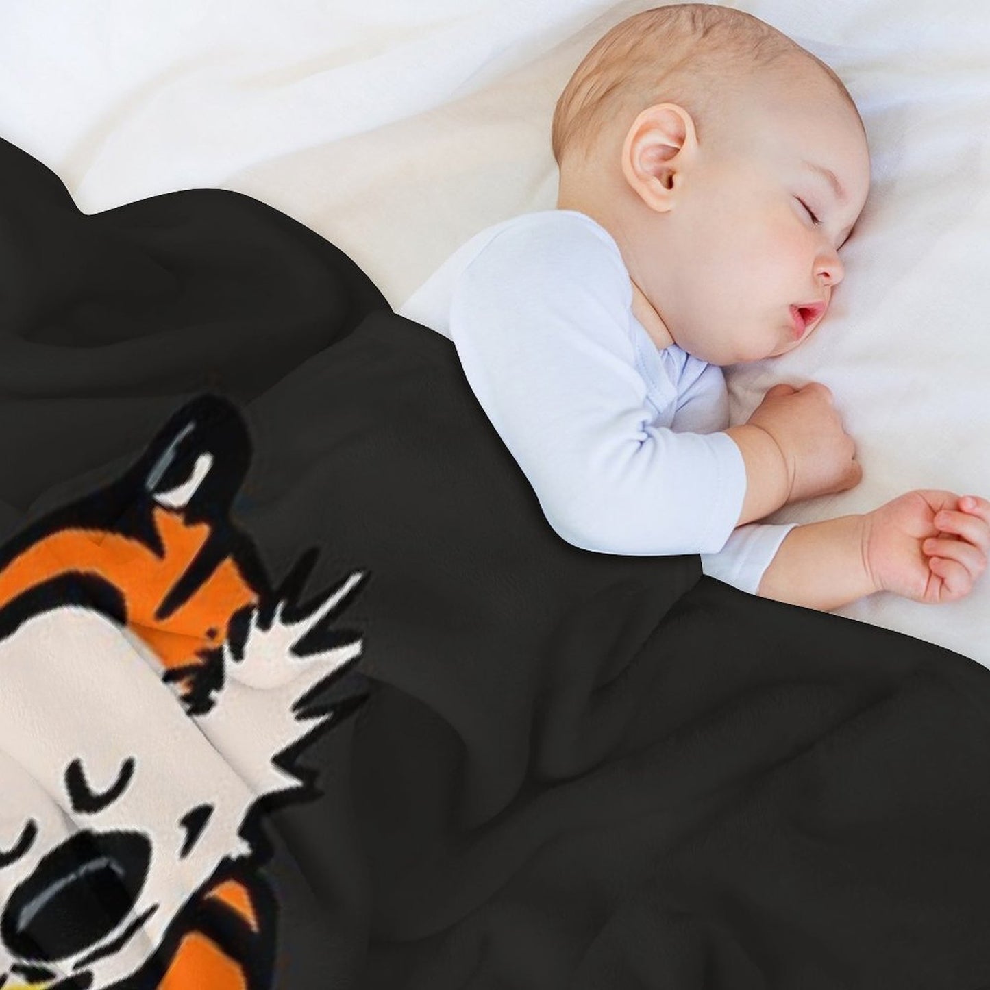 Calvin And Hobbes Had Funy Hug Lightweight Throw Blanket