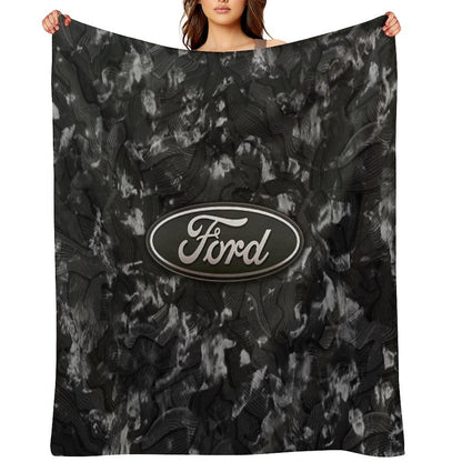 Forged Carbon Fiber Ford Multi-functional Throw Blanket