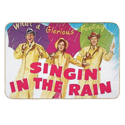 Singing in The Rain  Fade-Resistant Bath Mat
