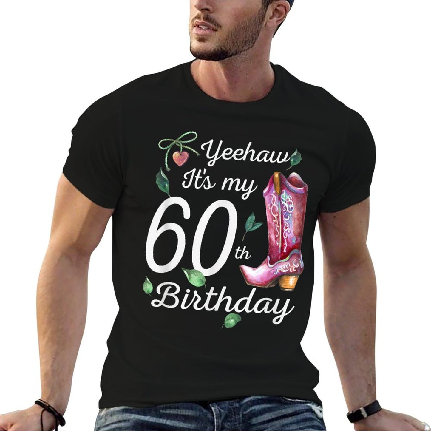 Yeehaw Its My 60th Birthday 60 Year Old Gift Country Cowgirl  Relaxed-fit T-Shirt